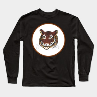 Tiger Face Long Sleeve T-Shirt